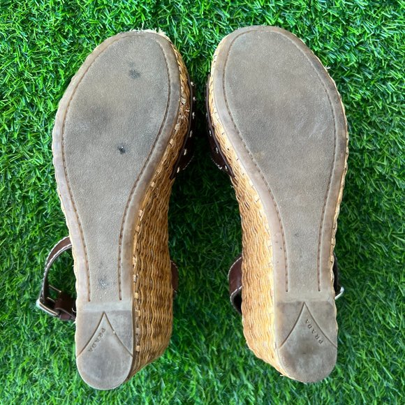 Prada Leather Wedges 6.5 - Picture 6 of 9